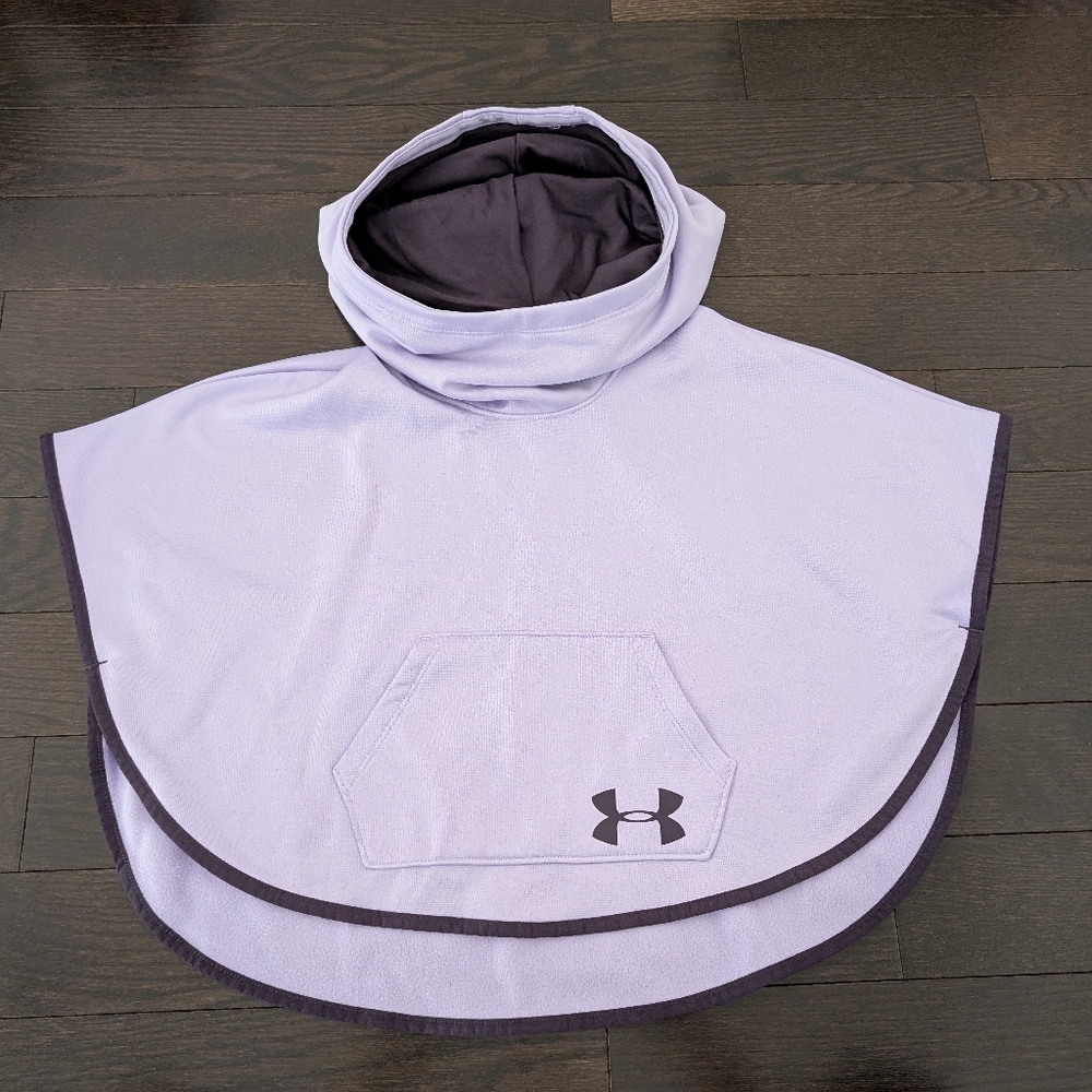 sz:YS LIKE NEW Under Armour Girls Poncho, Lavender